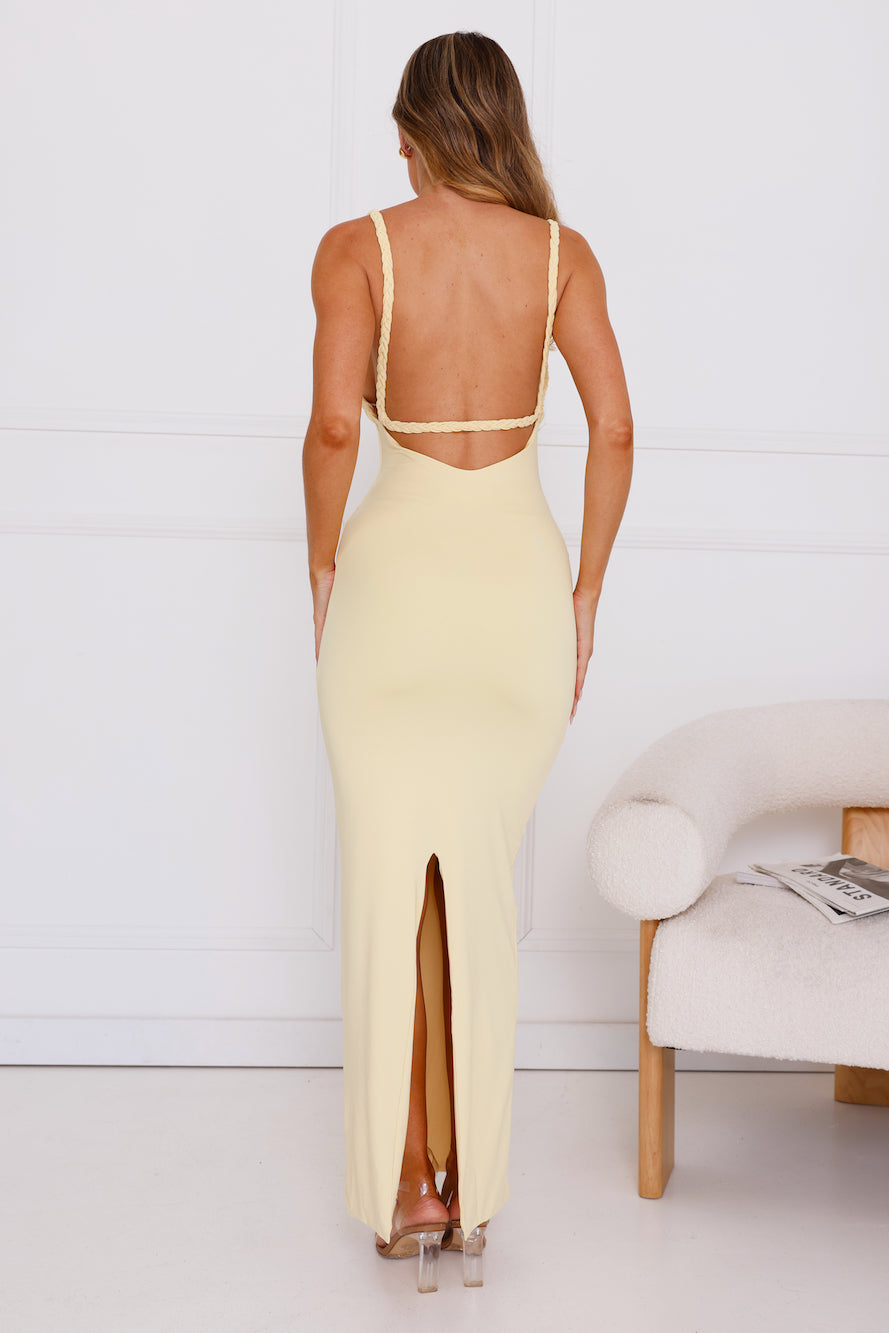 Quinnley Maxi Dress Yellow