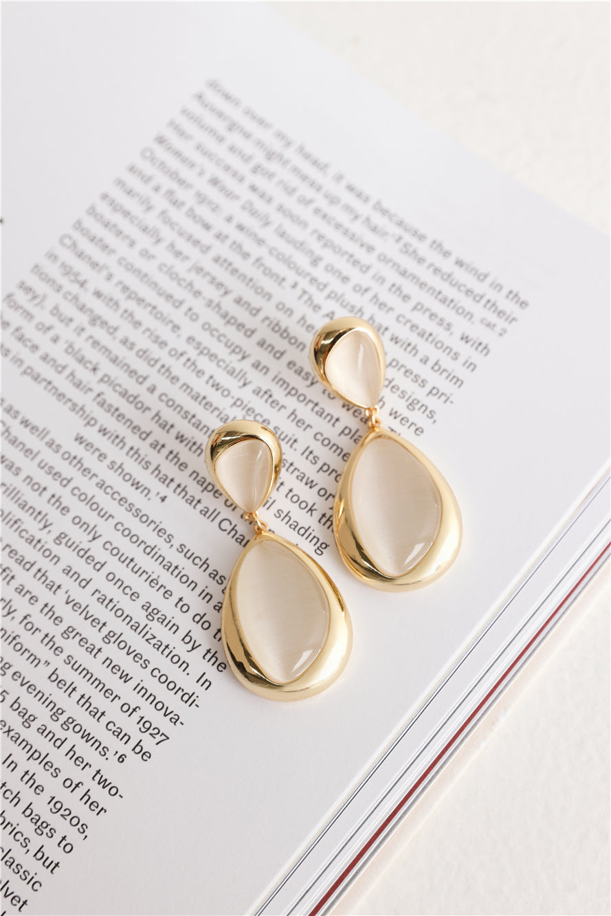 18k Gold Plated Moonlit Dreams Earrings Gold
