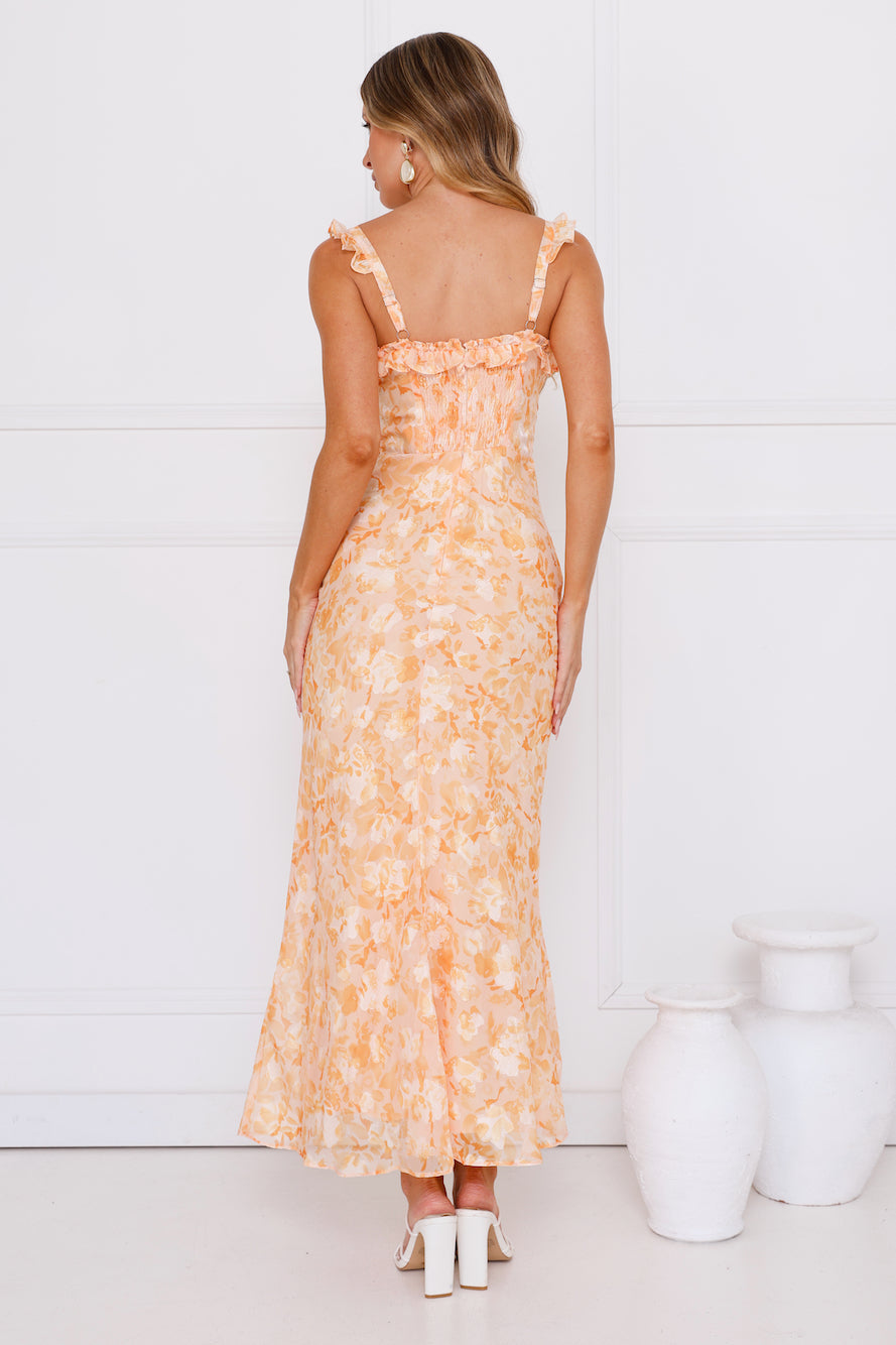 Chasing Sunsets Maxi Dress Orange