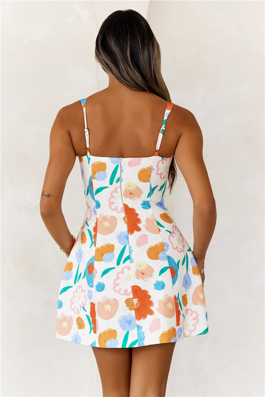 Carnival Colours Mini Dress Print