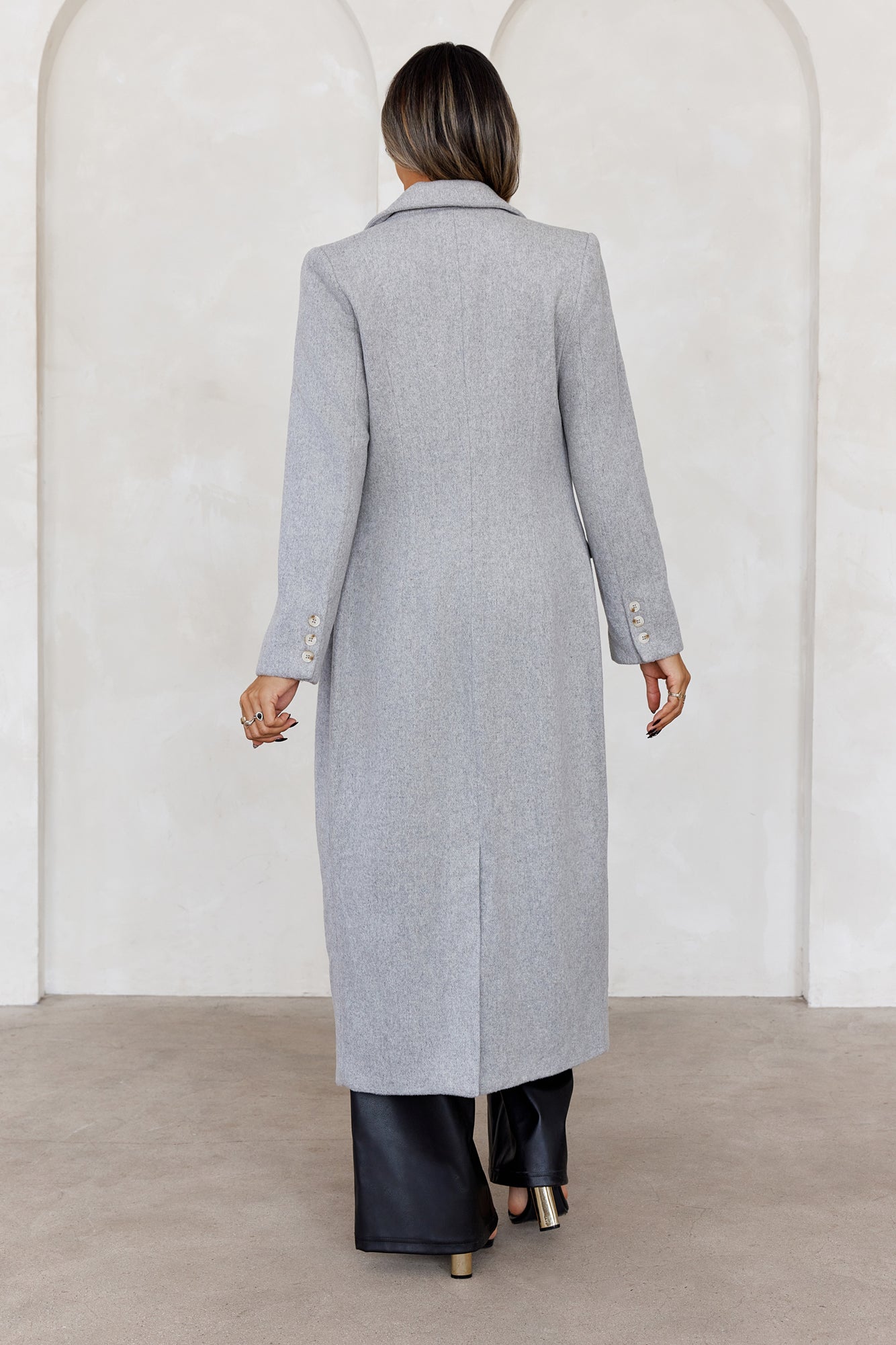 Secret Crush Coat Grey Marle