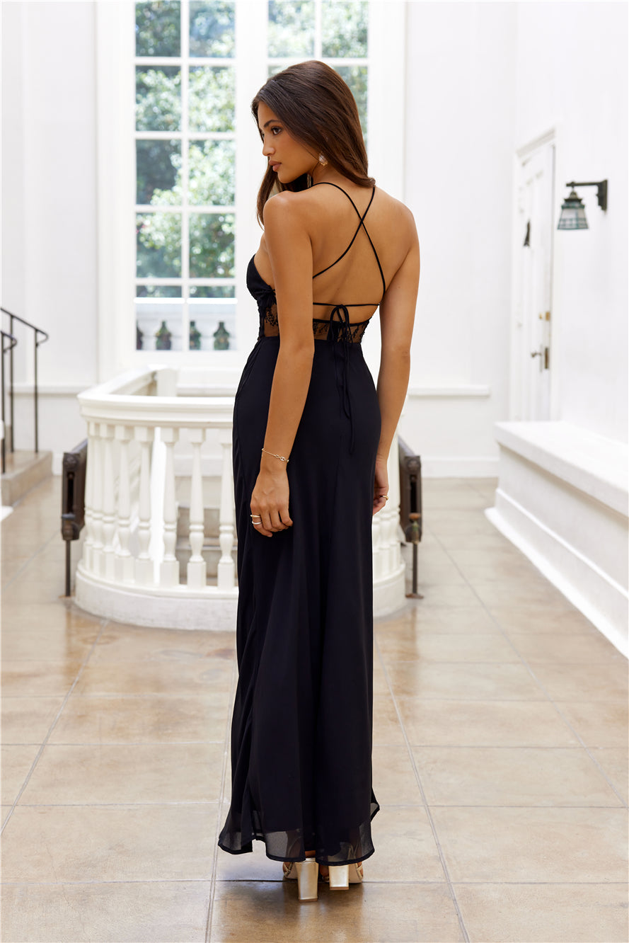 Watching You Maxi Dress Black