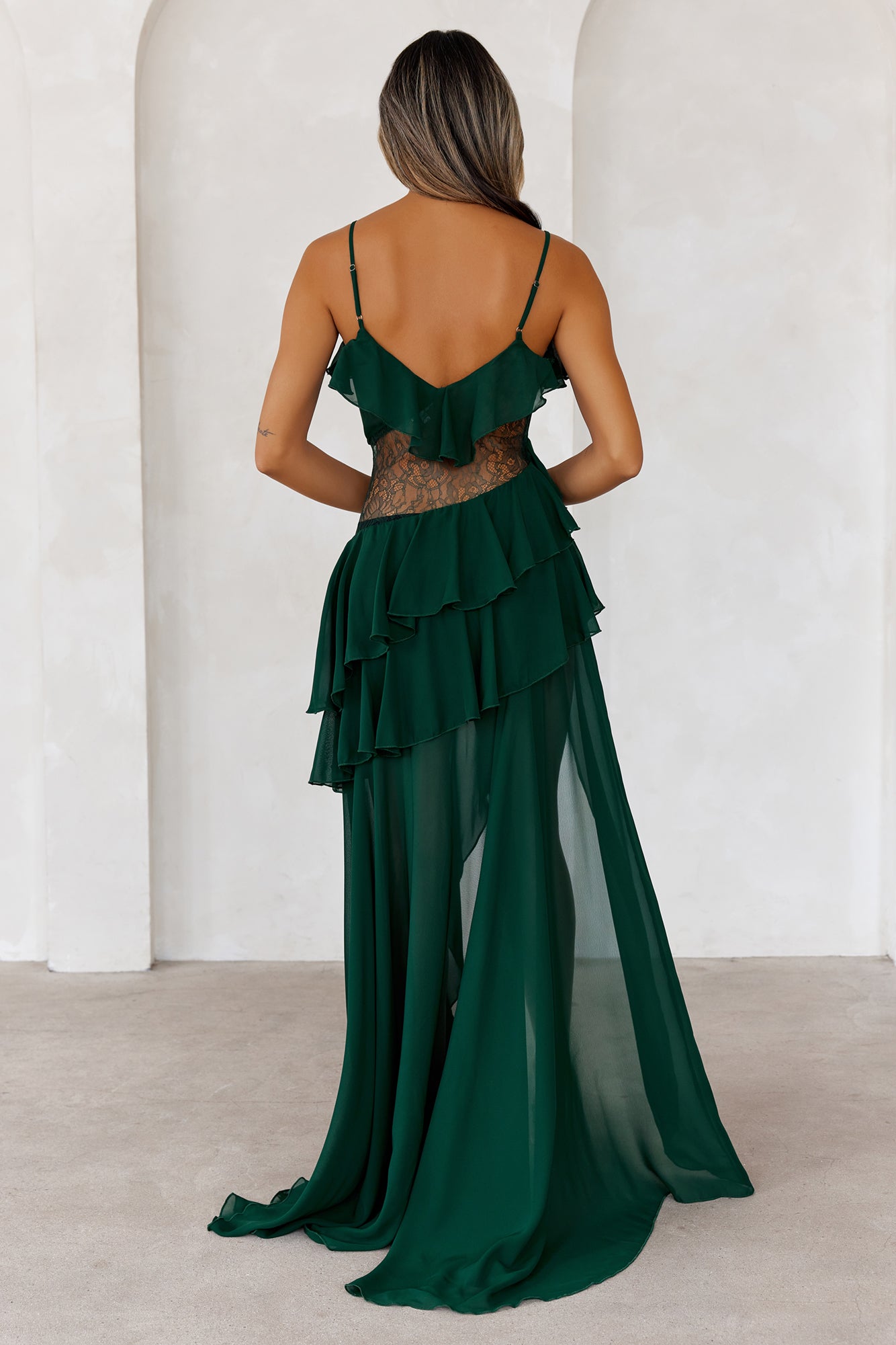 Dream Night Maxi Dress Green