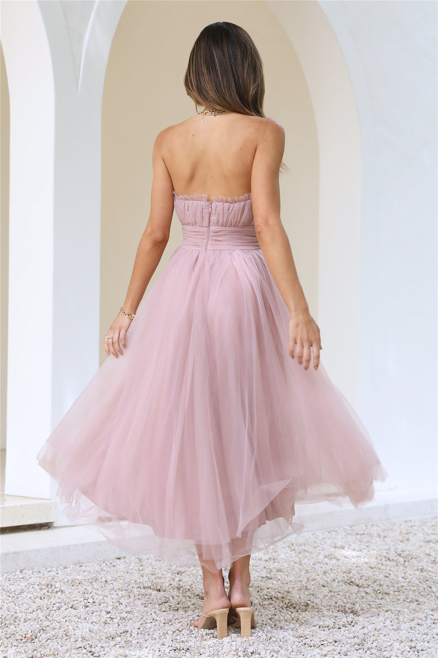 VIP Mood Midi Dress Pink
