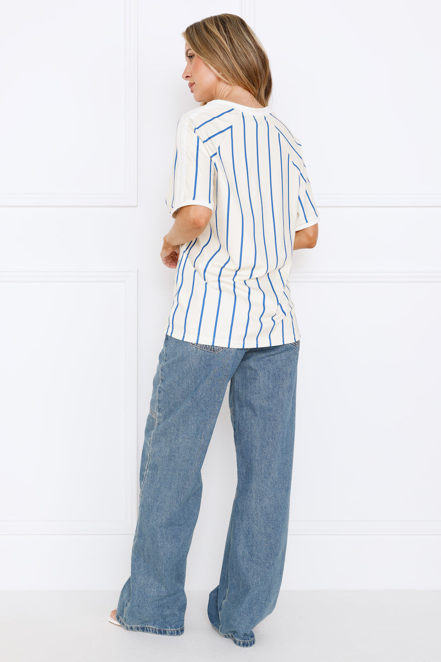Spectate Top Navy Multi