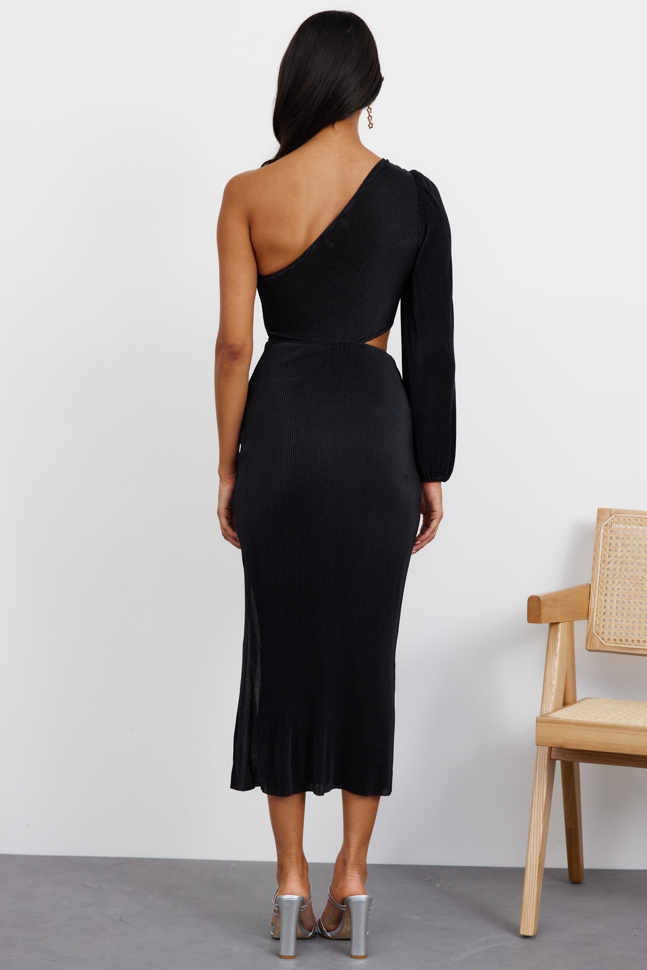 Honey Lover Midi Dress Black
