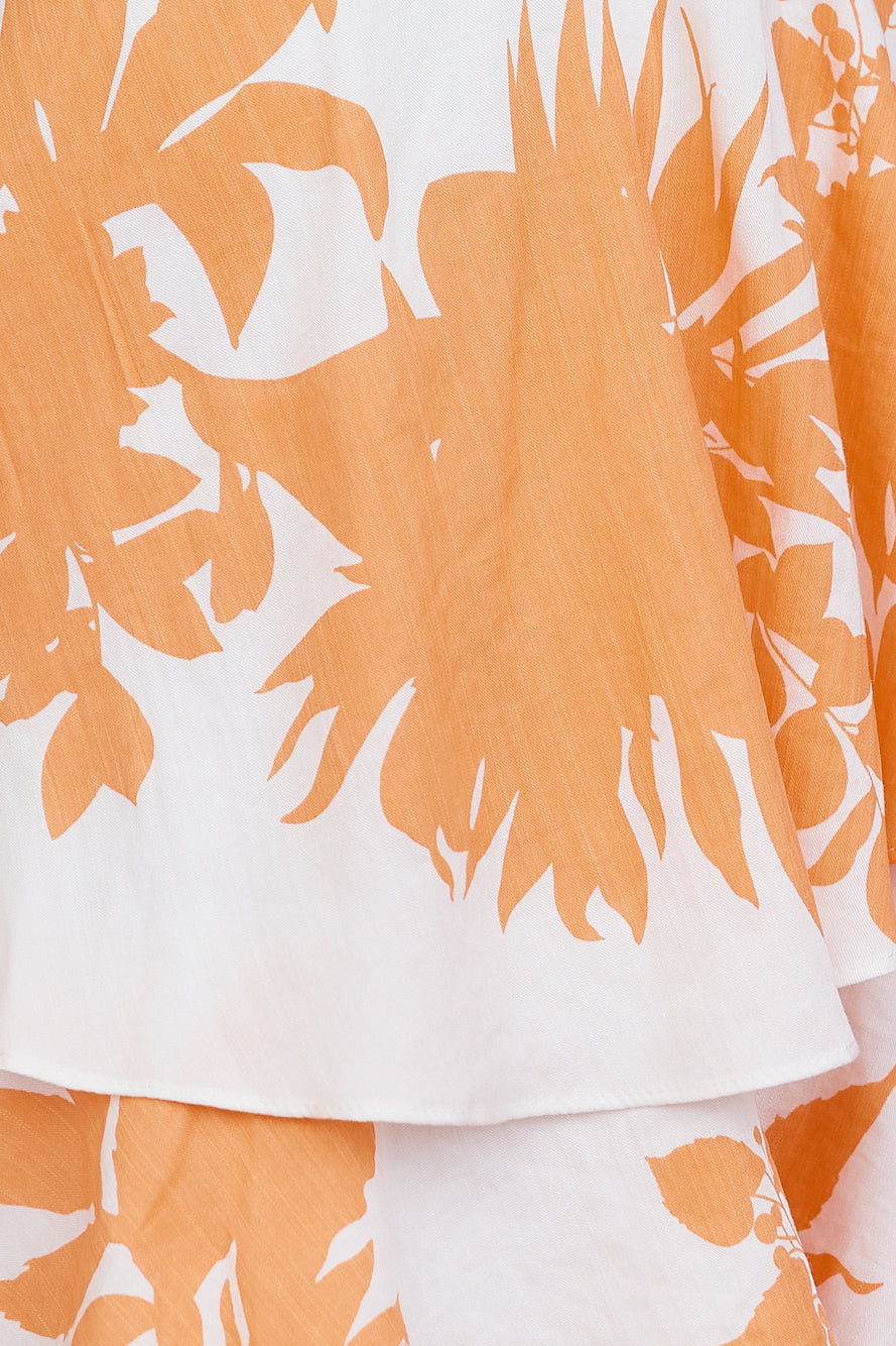 Vacays With You Mini Dress Orange