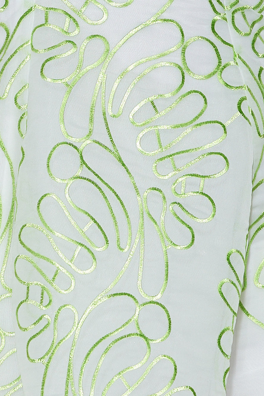 Cutest Event Mini Dress Green