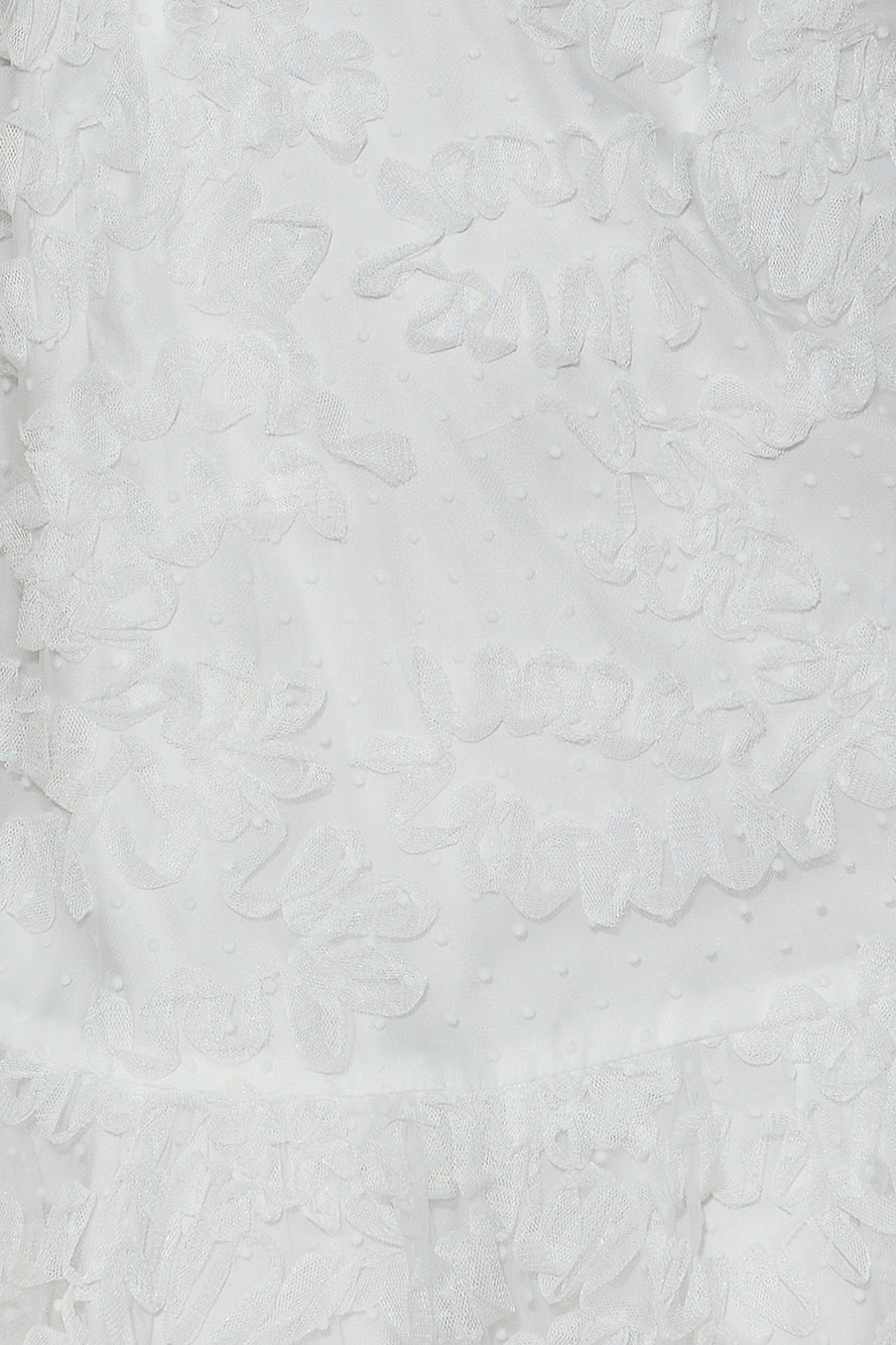 Soft Girl Era Mini Dress White