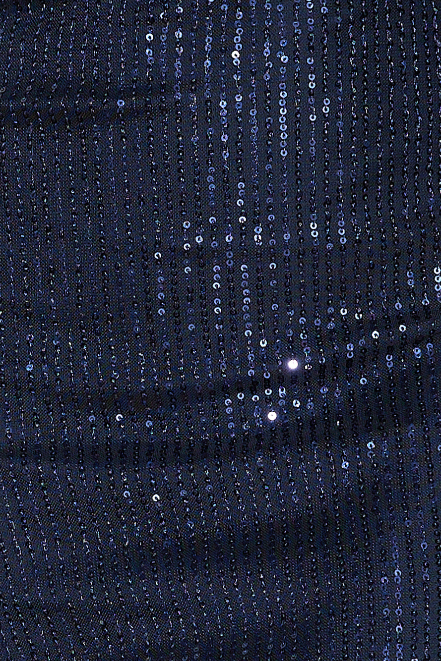 Sparkle On Time Sequin Maxi Dress Blue