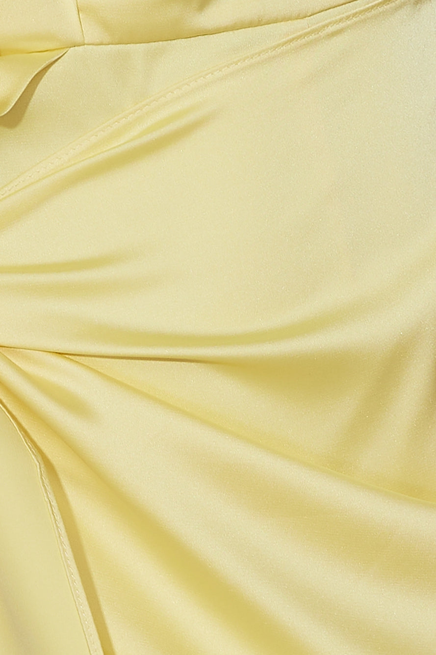 Summertime Glow Mini Dress Yellow