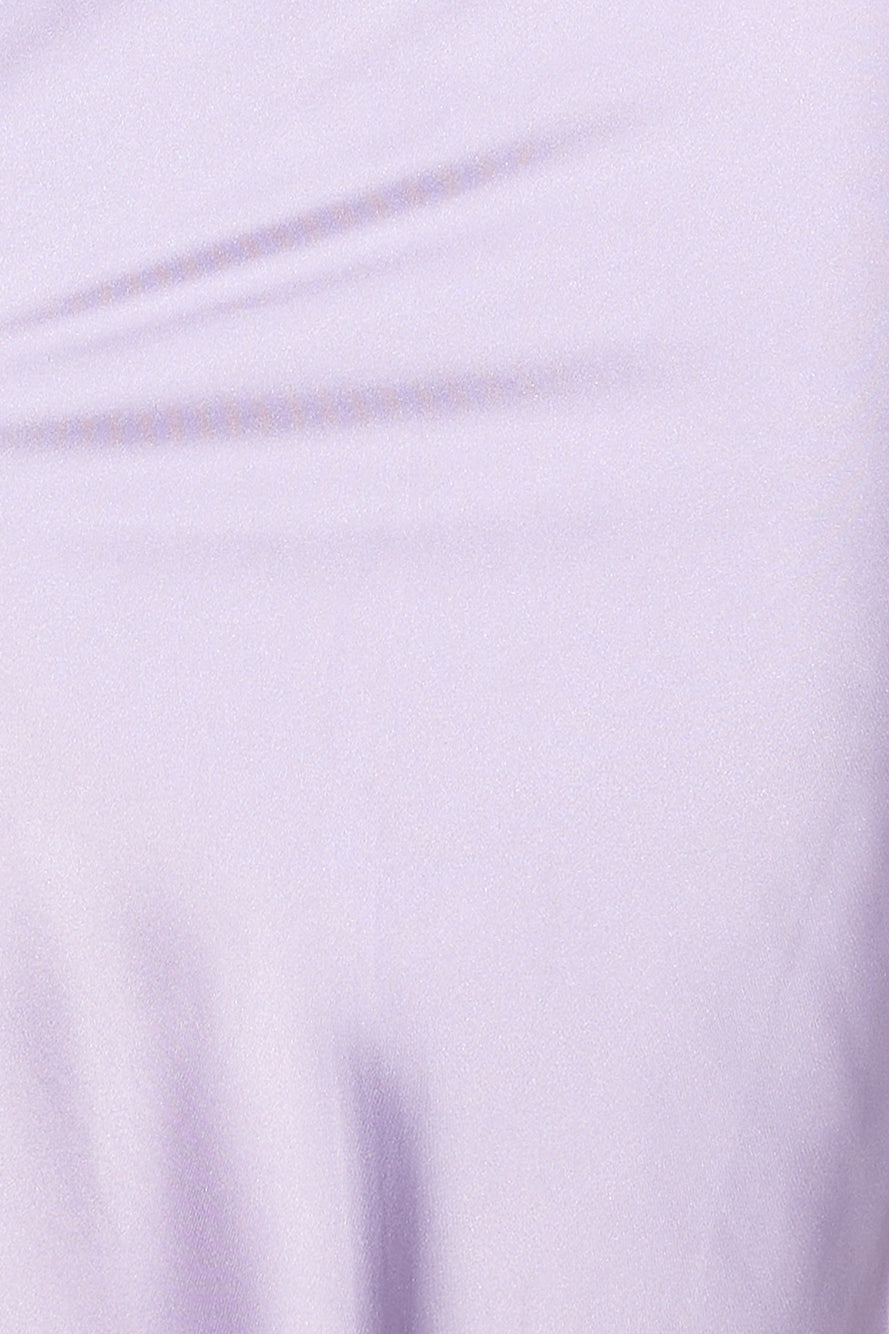 Poker Play Satin Maxi Dress Lilac