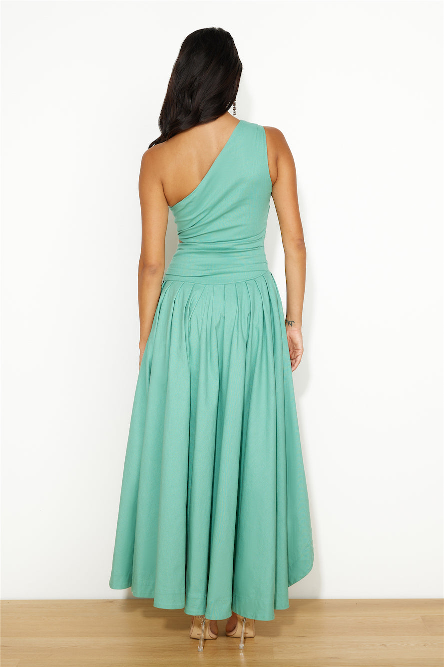 Private Island Time Maxi Dress Sage
