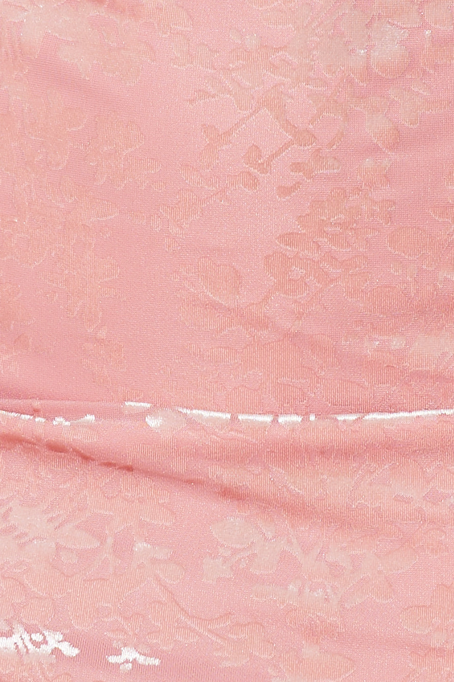 Glowing Smile Velvet Mini Dress Pink