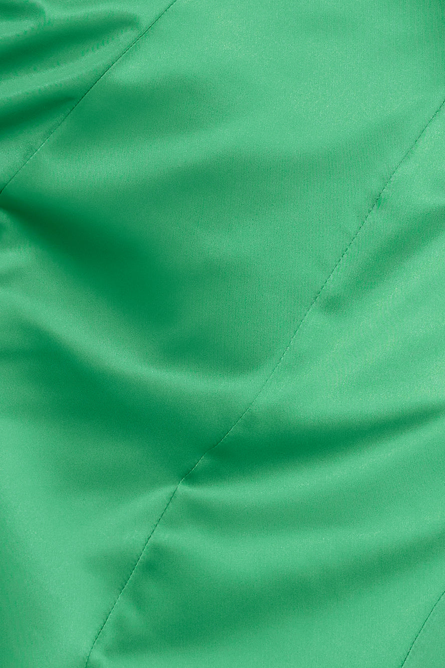 Glistening Star Satin Maxi Dress Green