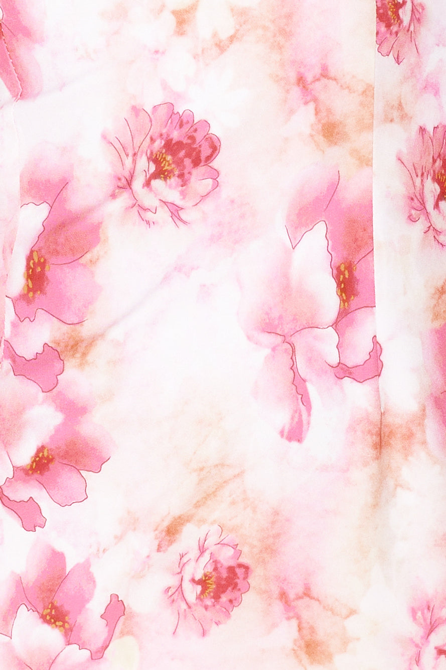 Garden Scents Mini Dress Pink