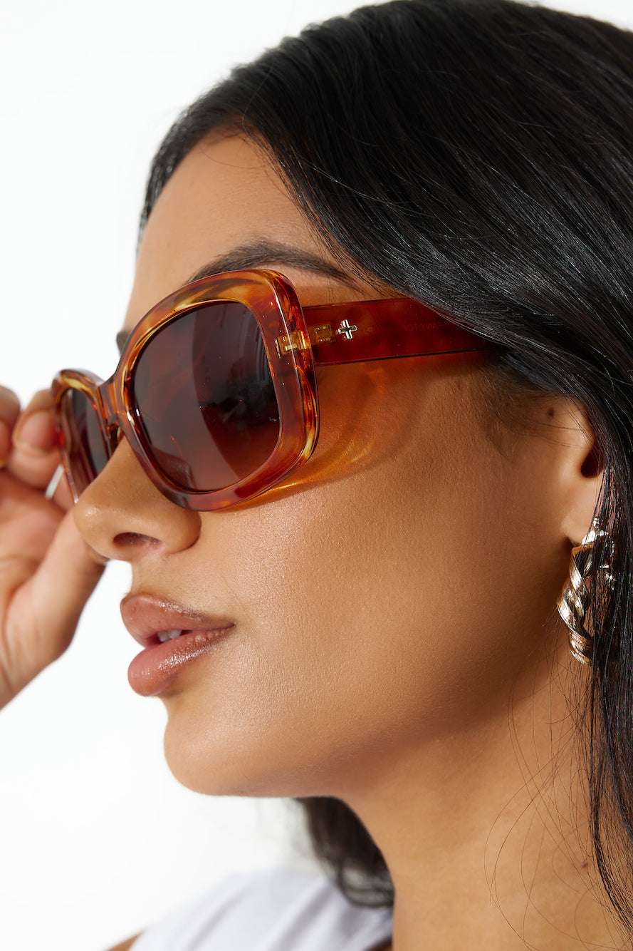 PETA AND JAIN Tiffany Sunglasses Tort Brown