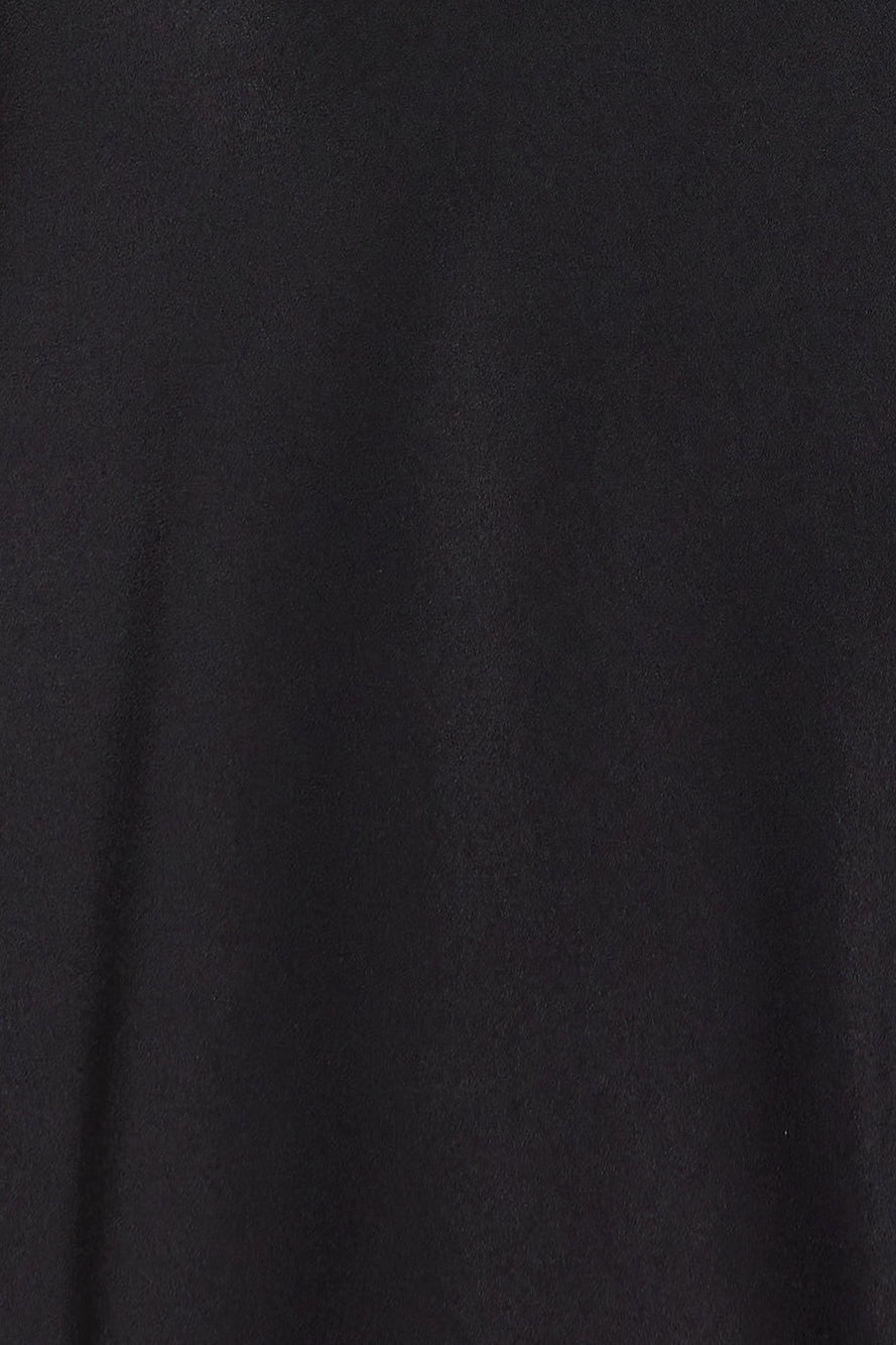 Diary Of Secrets Satin Strapless Crop Top Black