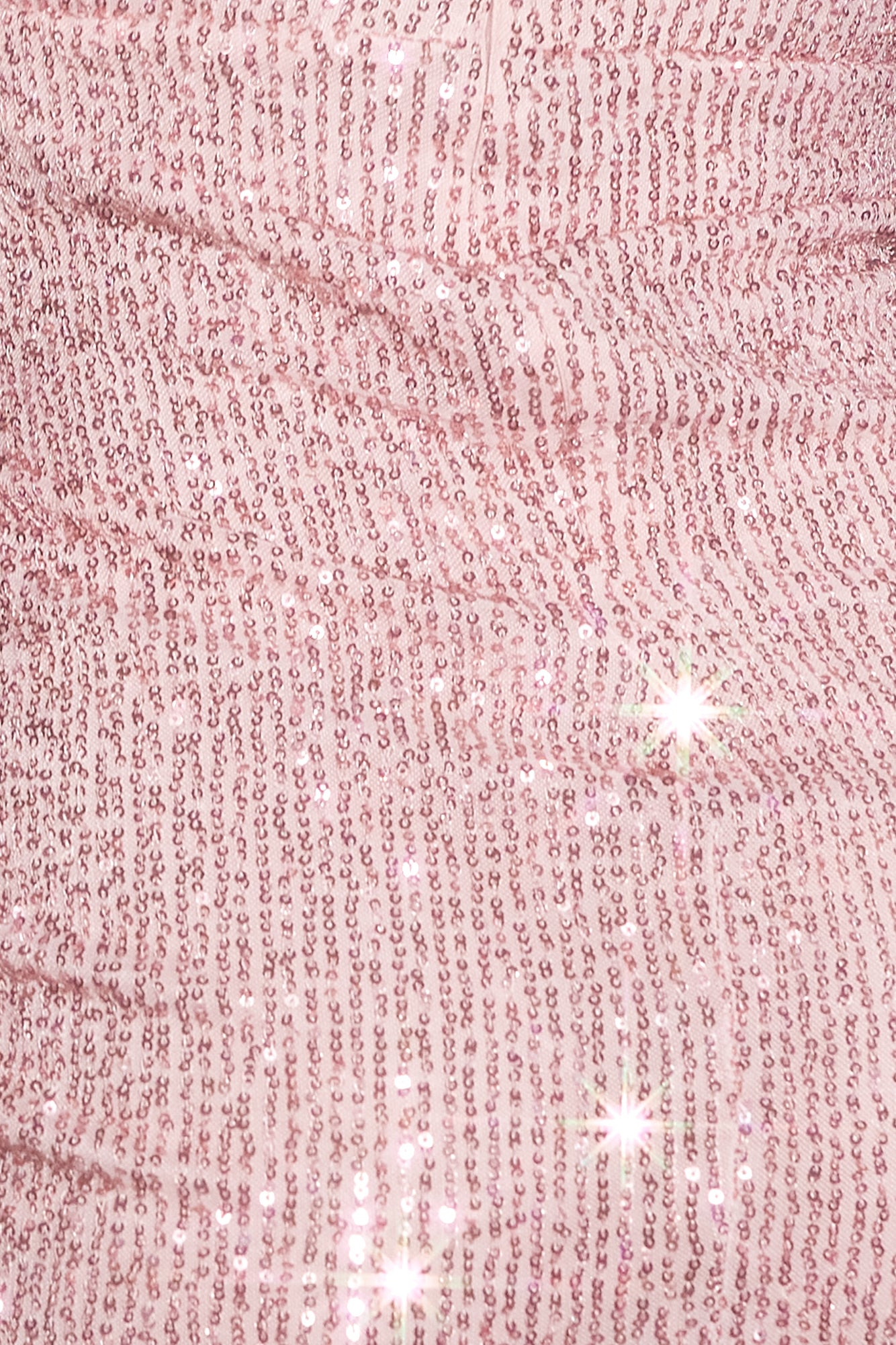 HELLO MOLLY Zoe Sequin Mini Dress Light Pink