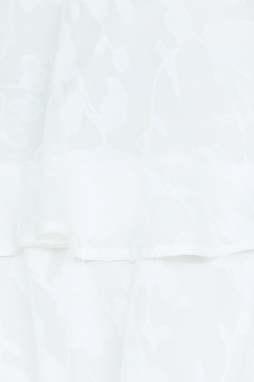 Pretty Perfect Halter Mini Dress White