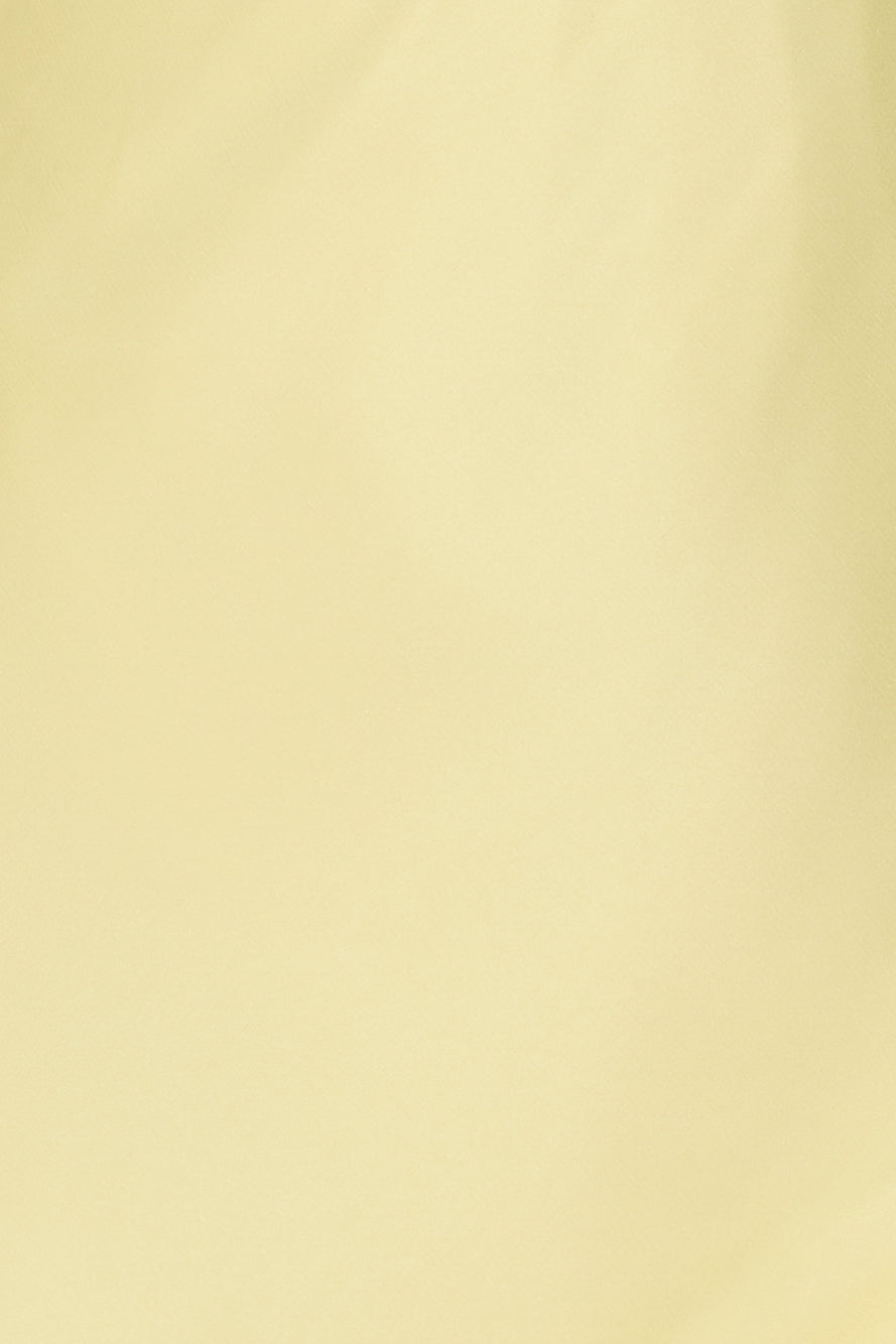 Smooth Seduction Satin Slip Dress Yellow