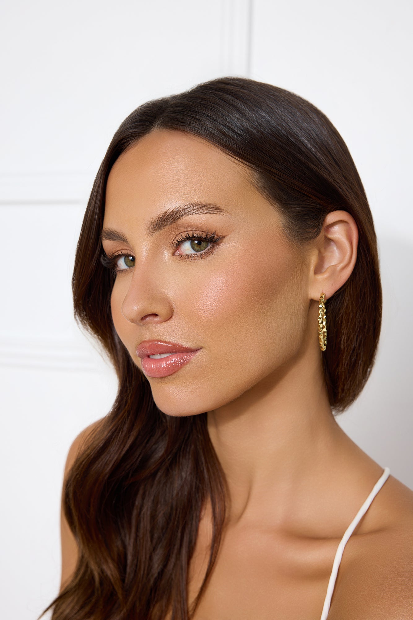 Disco Diva Hoop Earrings Gold