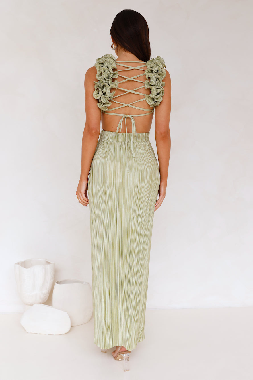 Trust Your Love Maxi Dress Sage