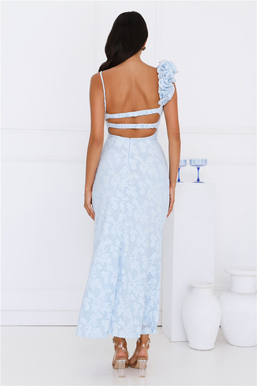 Nights Of Delight Maxi Dress Blue