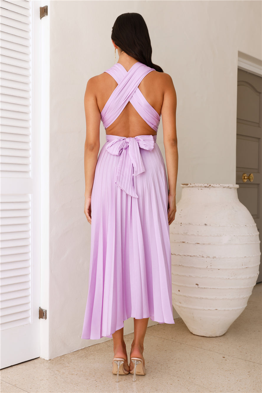 Prime Asset Midi Dress Lilac