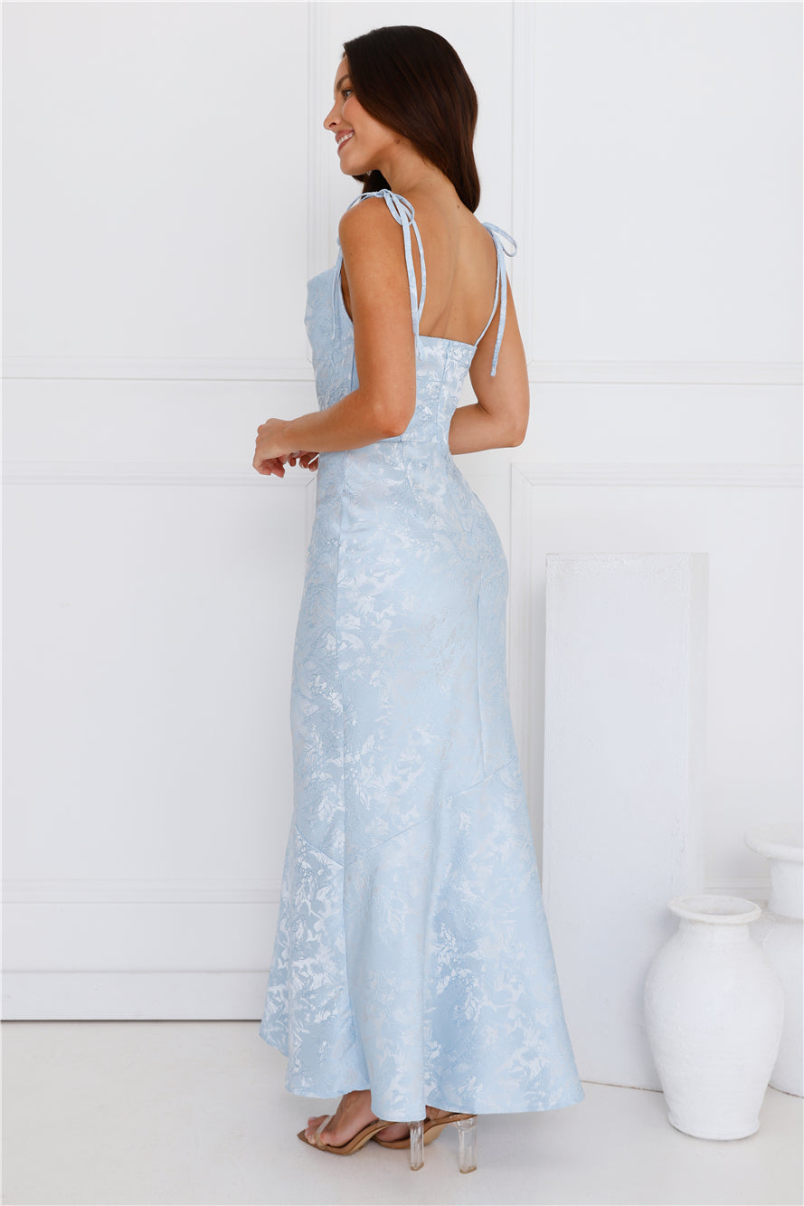 Whimsical Dreams Maxi Dress Blue