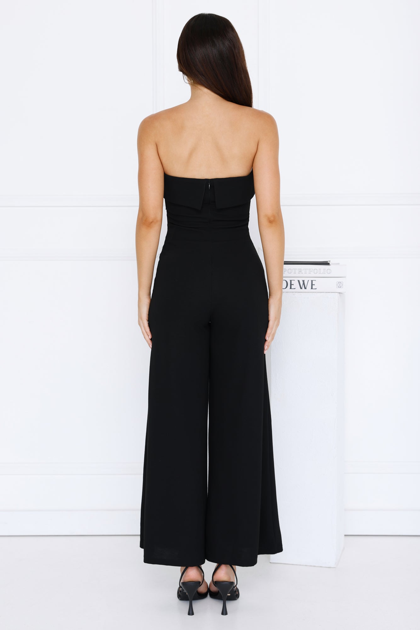 After Hours Elixir Strapless Jumpsuit Black