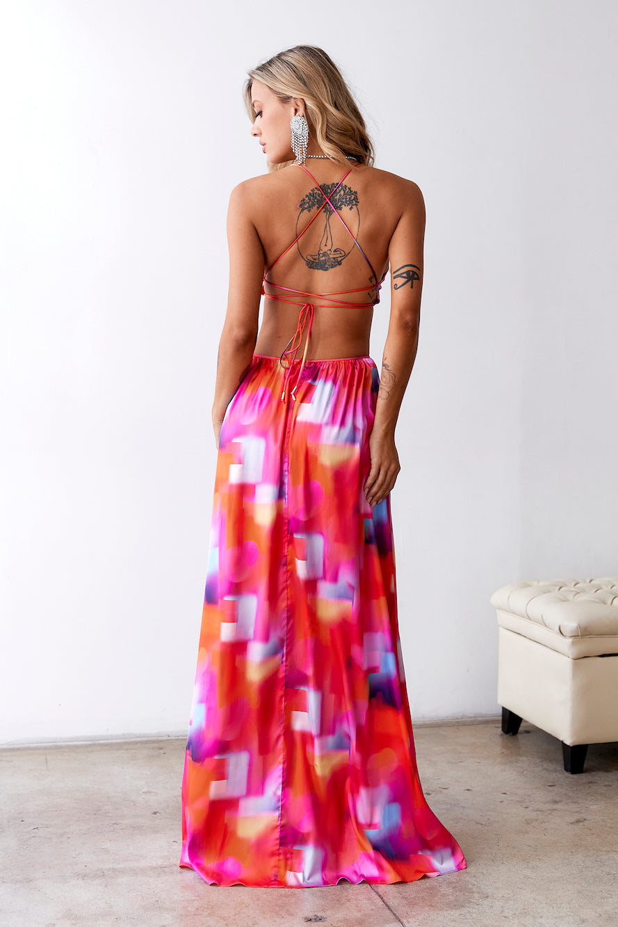 HELLO MOLLY New Sensations Maxi Dress Multi