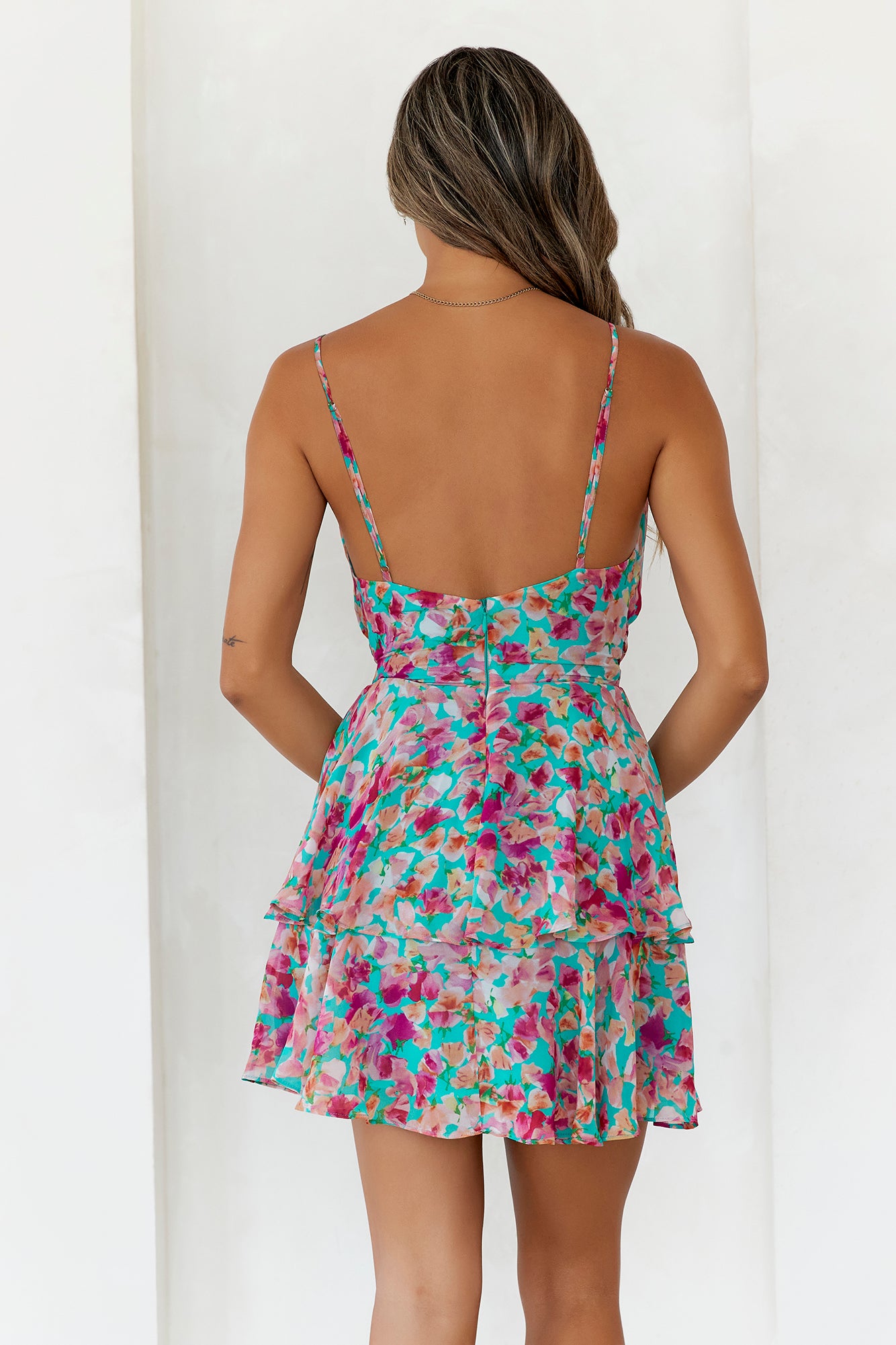 HELLO MOLLY She's A Work Of Art Mini Dress Multi Print