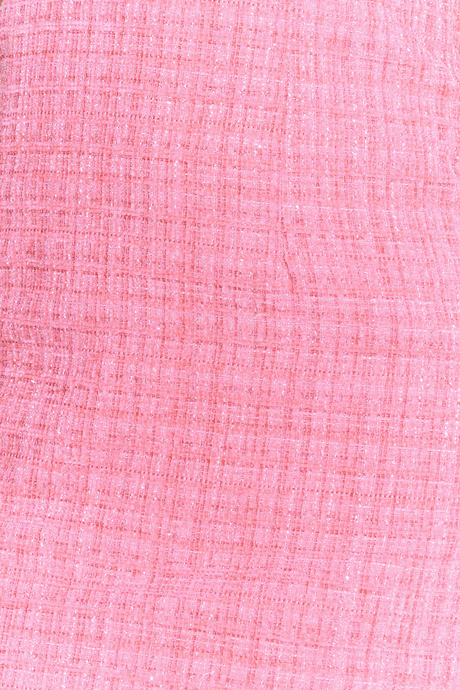 Style Classic Mini Dress Pink