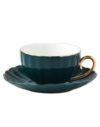 tea cup emerald