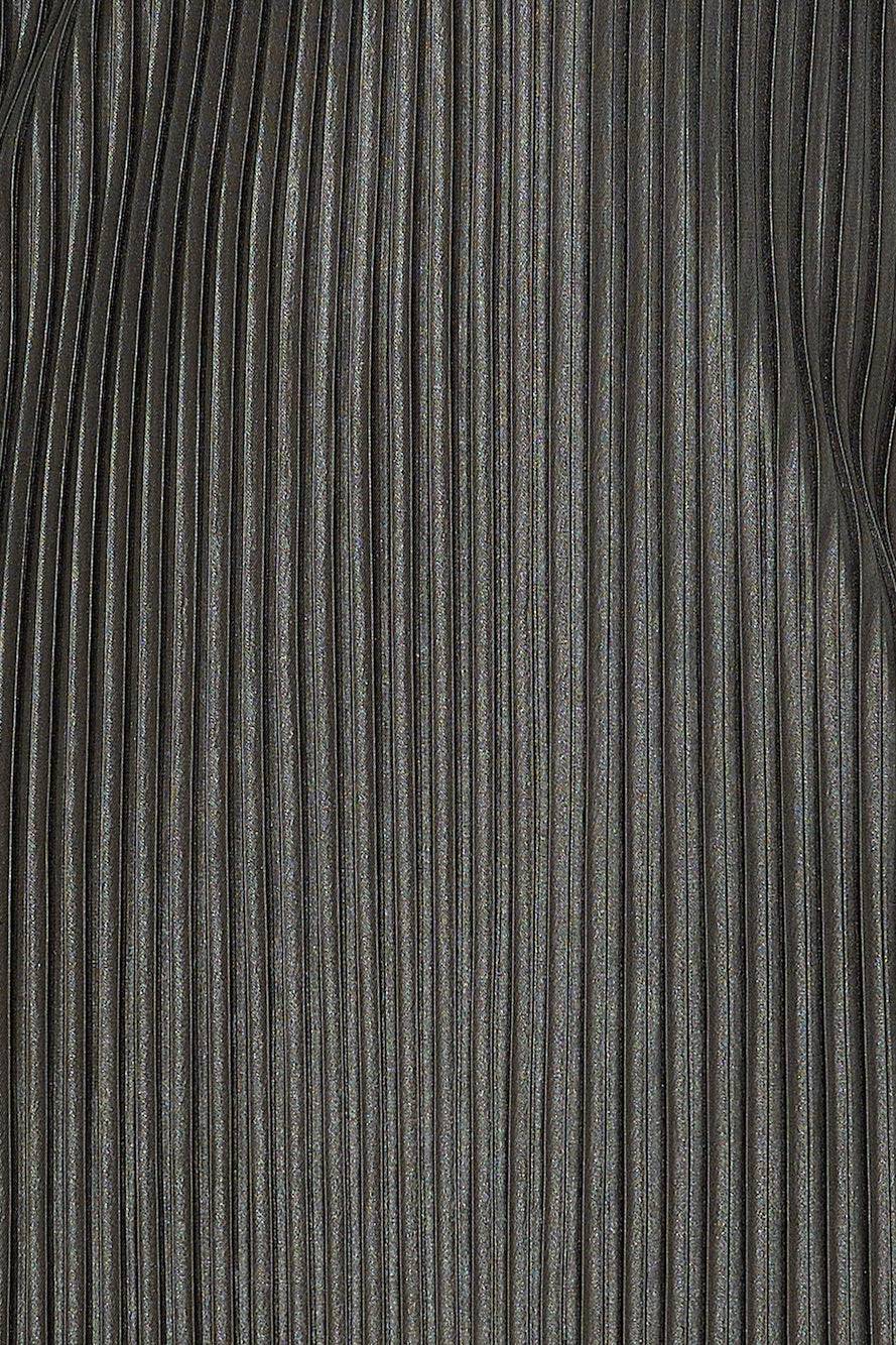 Plisse Lovers Mini Dress Charcoal