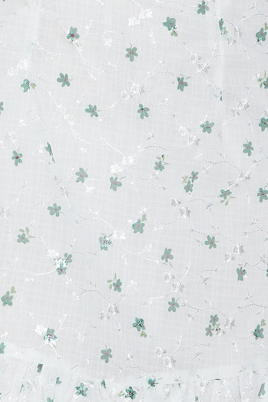 Walk On The Horizon Dress White