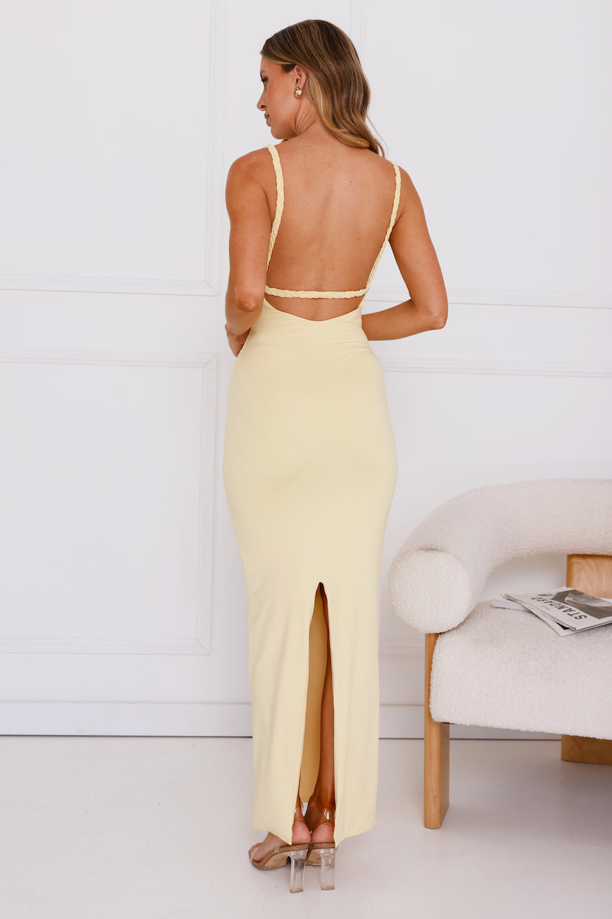 Quinnley Maxi Dress Yellow