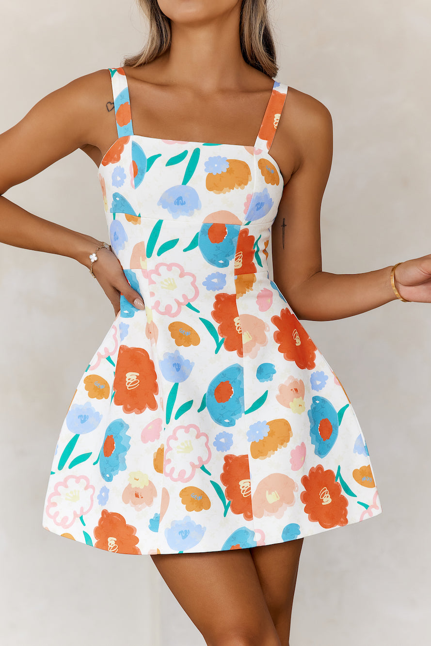 Carnival Colours Mini Dress Print