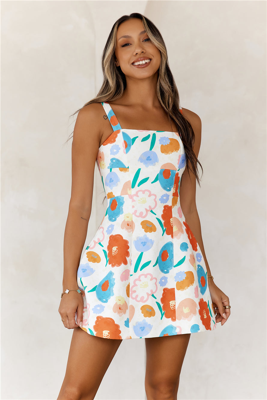 Carnival Colours Mini Dress Print