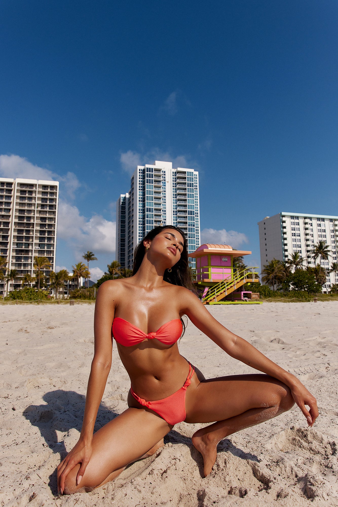 Prettiest Petal Swim Top Citrus