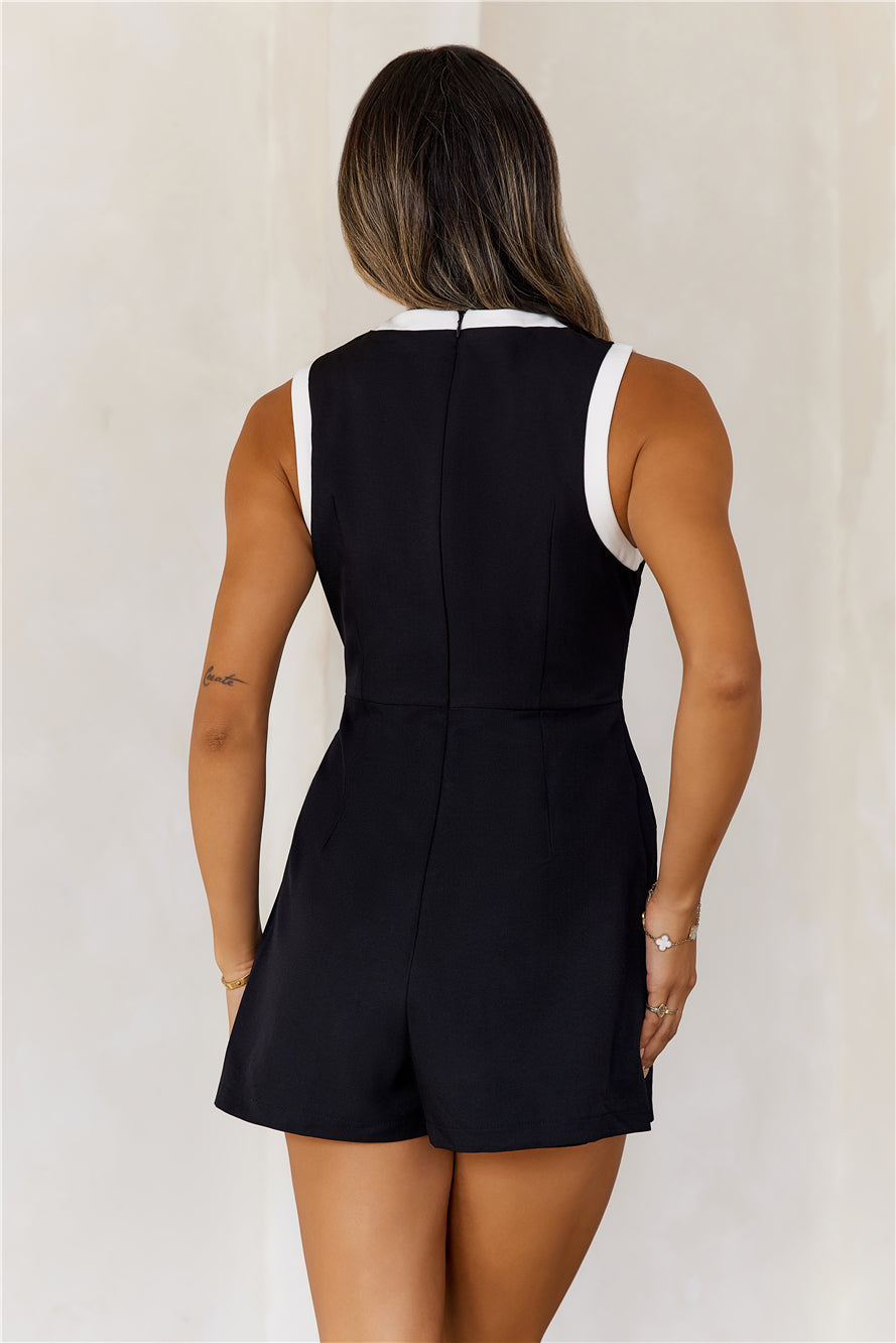 Mabel Playsuit Black