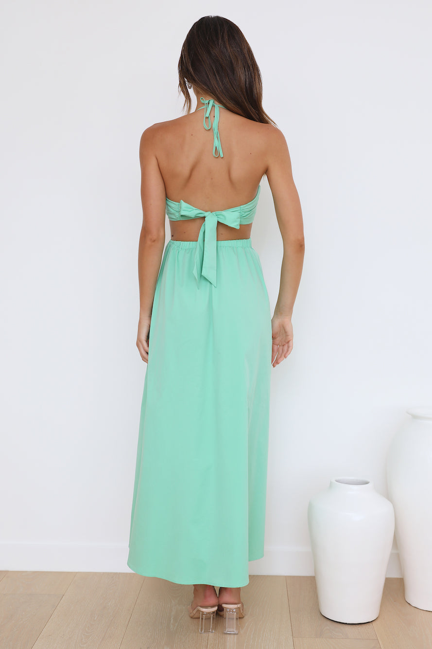 HELLO MOLLY Girls On Vacay Dress Green