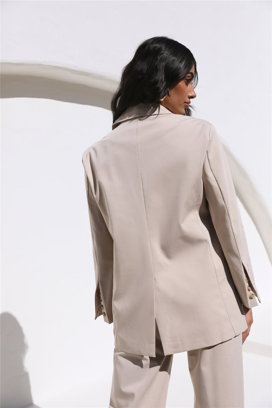 Style Staple Blazer Beige