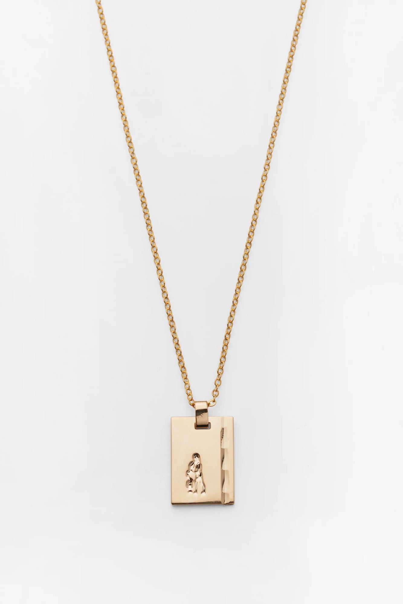 RELIQUIA JEWELLERY Aquarius Star Sign Pendant Gold 18" Chain Gold