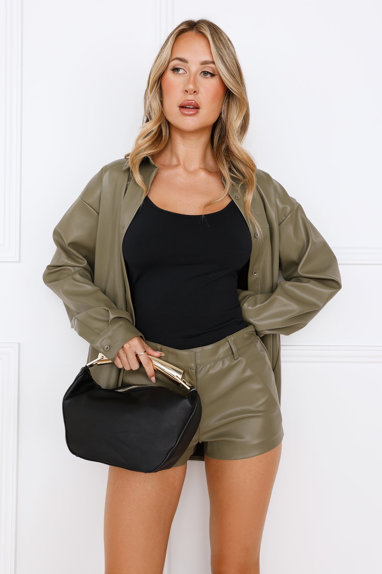 Margaret Handle Bag Black
