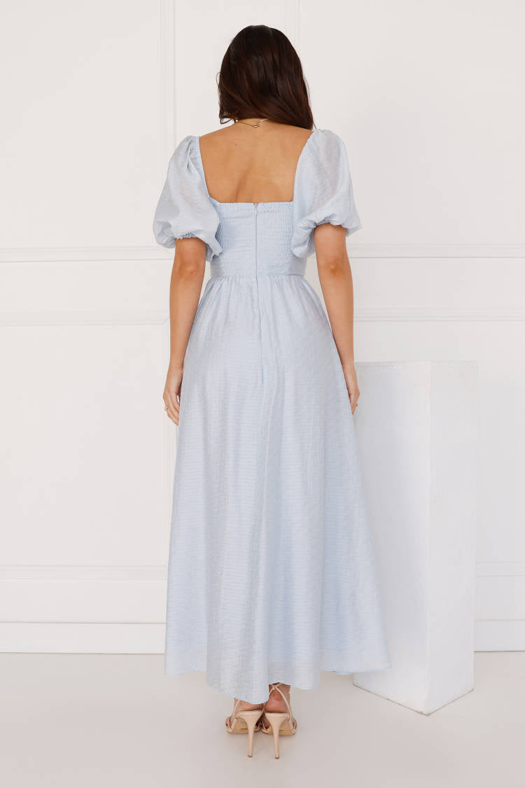 Gentle Breeze Midi Dress Blue