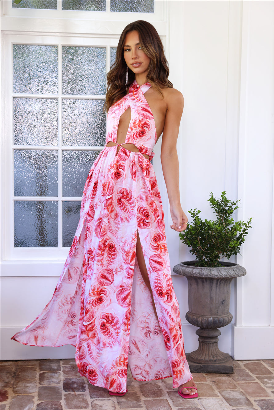 Slay Vacay Maxi Dress Pink
