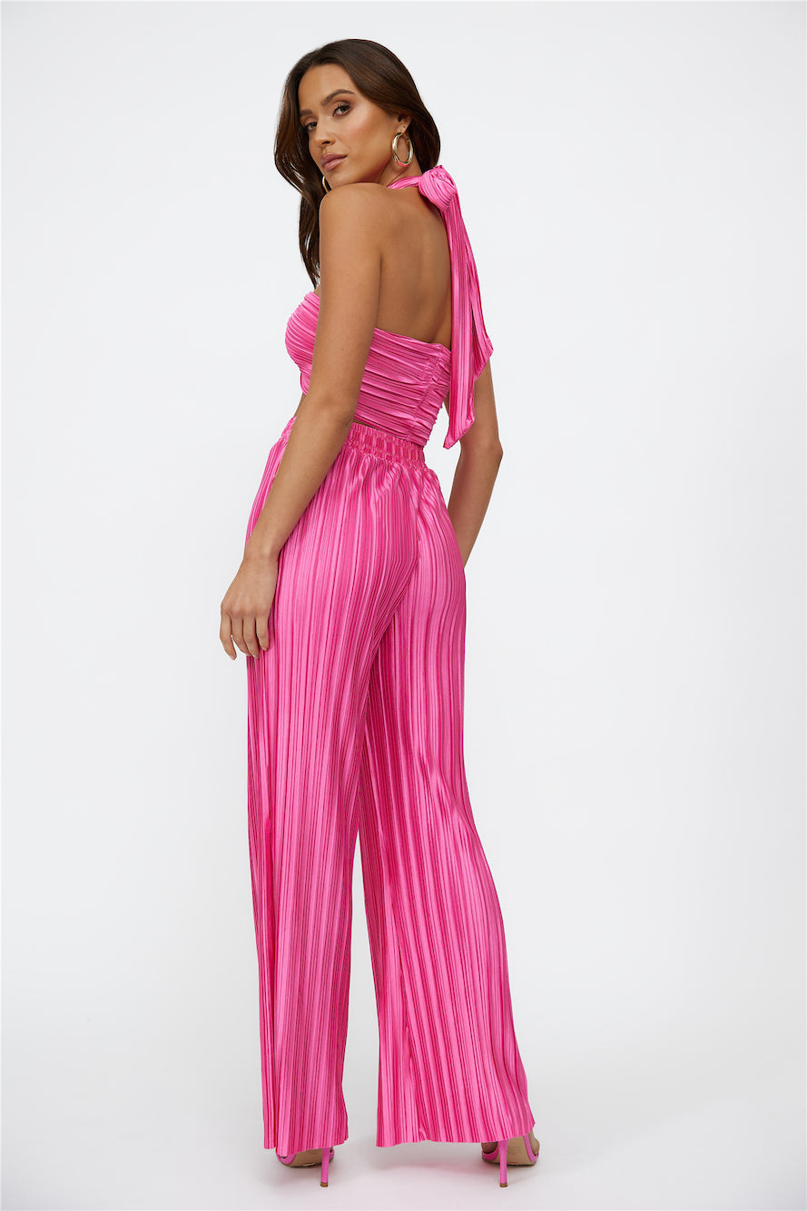 Set Heart Crop Pink