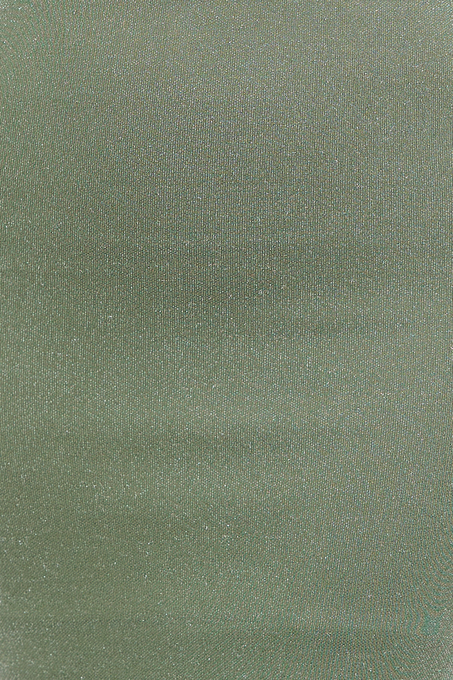 Midnight Stars Midi Dress Green